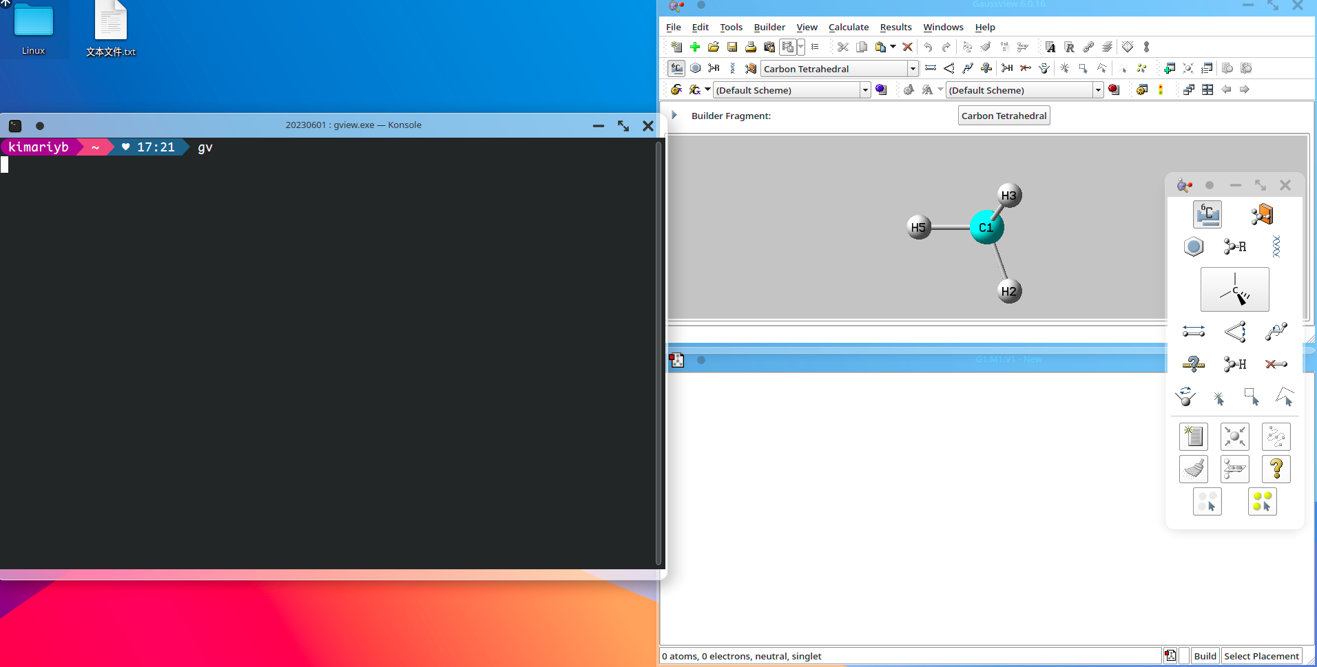 Fedora linux gaussian 16 gaussview 6 